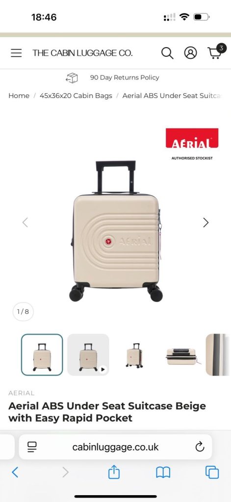 Another Month of Growth for Our Cabin Luggage Client