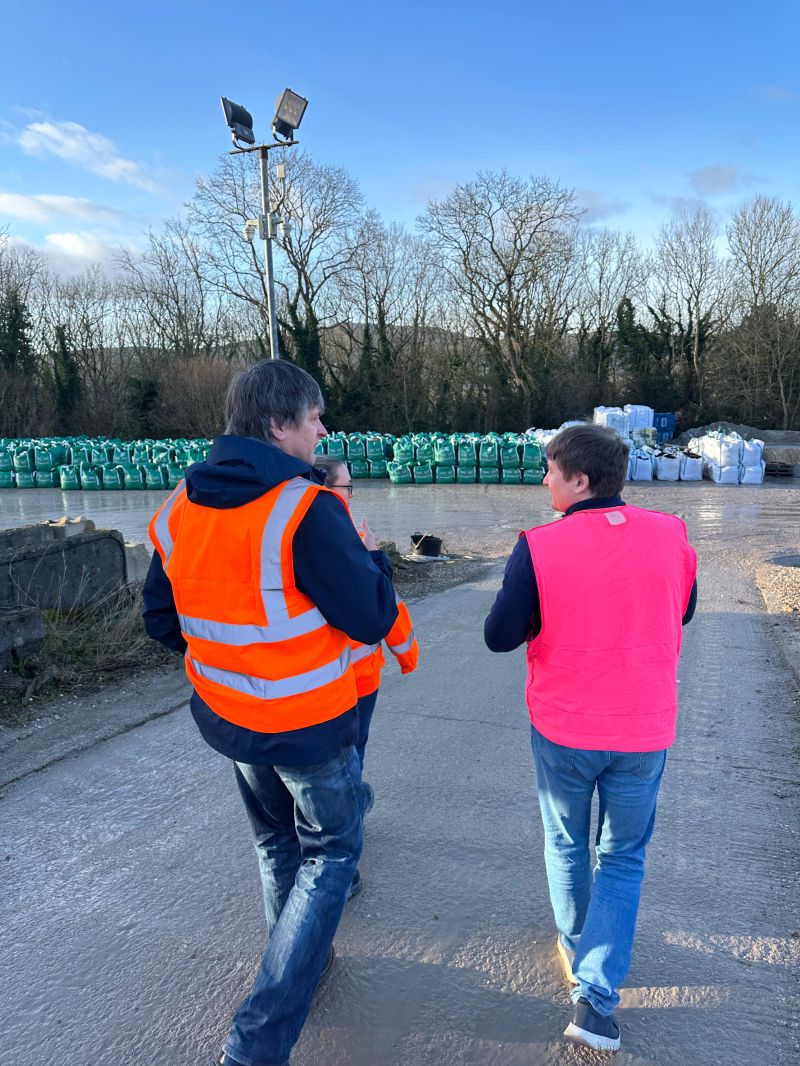 Paul Ryazanov and Zach Wilson visiting Lloyd's Spar Quarries in Wales for a no-contract conversation about growth