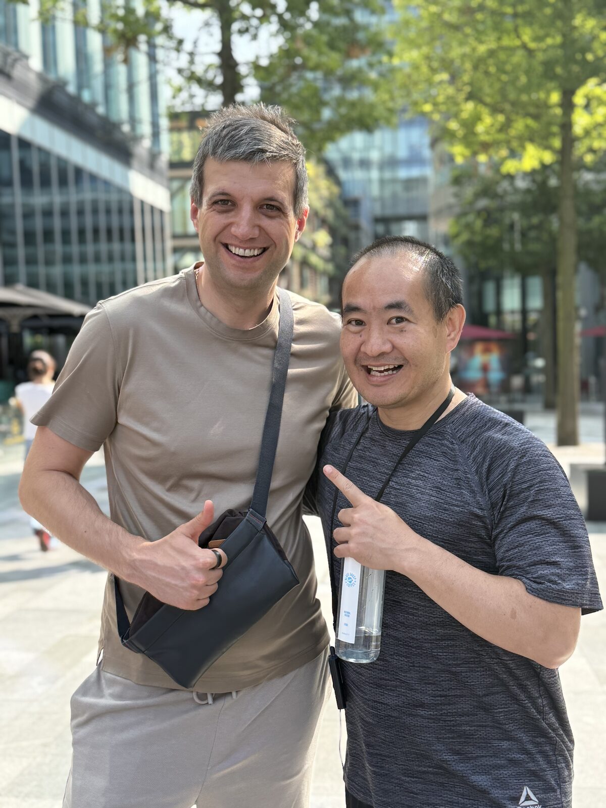 Igor Ivitskiy with Dennis Yu in Manchester, July 2026