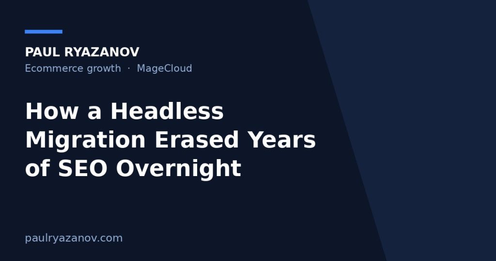 How a Headless Migration Erased Years of SEO Overnight