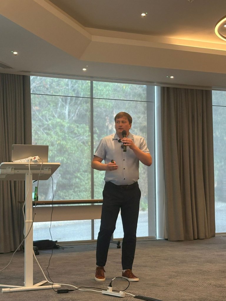 Paul Ryazanov speaking at the UK SEO Summit 2026