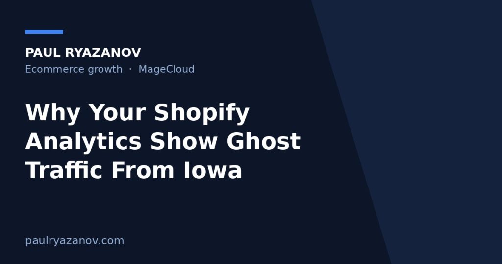 Why Your Shopify Analytics Show Ghost Traffic From Iowa