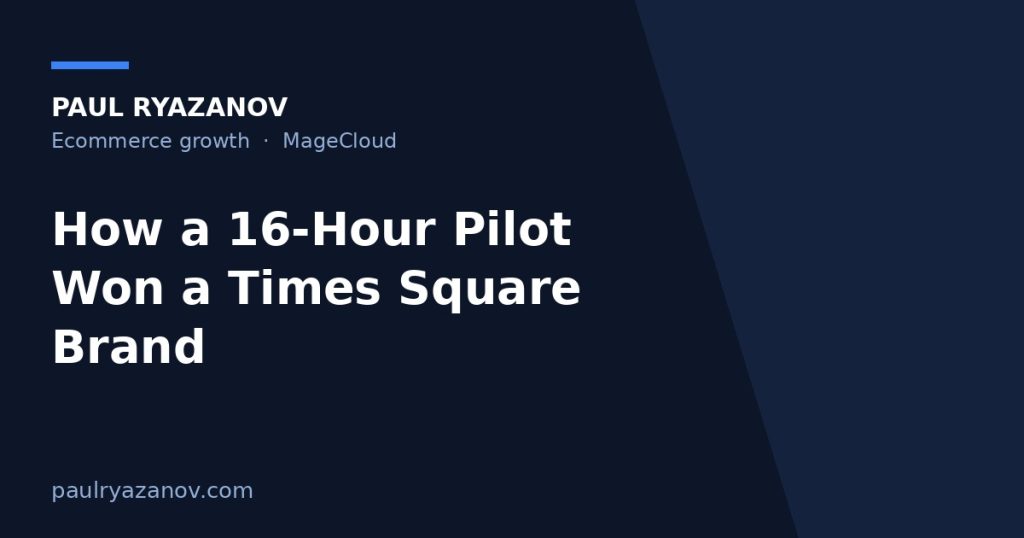 How a 16-Hour Pilot Won a Times Square Brand